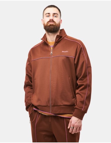 HUF Lexington Track Jacket - Rich Brown acheter en ligne